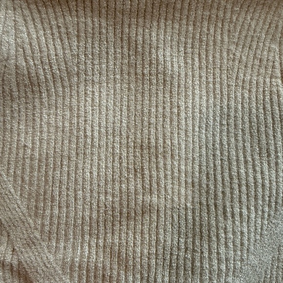 PacSun tan/ creme sparkly knit tube top size medium NWT - Picture 6 of 6